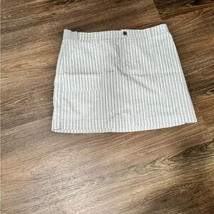 Lee Brand blue and white Striped Mini Skirt size 16